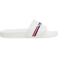Hackett London for man. HMS21287 Slider Sport flip flops white (40), Flat, None, Beachwear