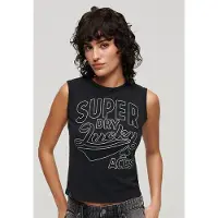Superdry Retro Embellished Ermeløs T-skjorte
