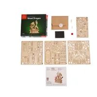 Usorteret Ugears 3D tremekanisk puslespill Drak