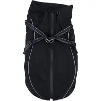 TIAKI hundefrakk Sele Arkon, svart - ca. 60 cm rygglengde