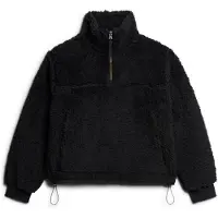 Superdry for woman. W2012125A Supersoft sweatshirt black (L), Casual, Long sleeve, Recycled Polister, Sustainable