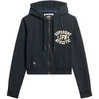 Superdry Athletic Relaxed Crop Genser Med Hel Glidelås