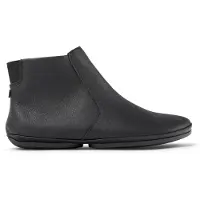 Camper for woman. K400313-018 Leather Ankle Boots Right black (40), Flat, Zip, Casual