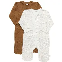 Pippi Nattdrakter M/f - 2-pack - Glitter - - 1 år (80) - Nattdrakt