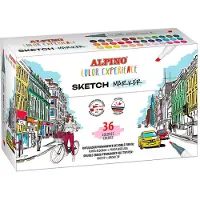 Alpino 36-veske Skissemarkør Fargeopplevelse