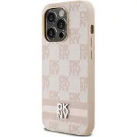 DKNY Dkhcp14lpcptssp Iphone 14 Pro 6.1 Leather Checke Mono Pattern&printed Stripes Telefondeksel