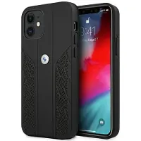 BMW Bmhcp12srsppk Iphone 12 Mini 5.4 Leather Curve Perforate Telefondeksel