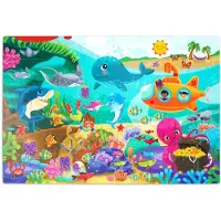 B. toys Gulvpuslespill - 48 Brikker - Under havet - - OneSize - Puslespill