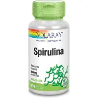 Solaray Spirulina 410 Mg 100 Enheter