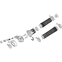 RockShox Sram Gripshift X01 Eagle Red Klemme