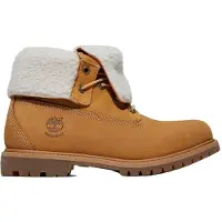 Timberland for woman. TB18329R2311 Authentic brown waterproof leather boots (37.5 W), Flat, 1 to 3 cm, Casual, Yellow