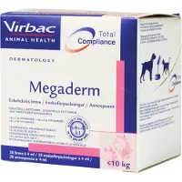 Virbac Megaderm Fatty Acids Supporting Skin And Coat 28x4ml Kosttilskudd For Kjæledyr