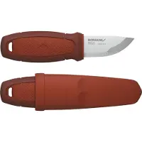 Morakniv Eldris, Single/enkelt, Jaktkniv, Drop punkt, Rustfritt stål, Termoplastisk elastomer (TPE), Rød