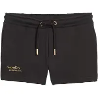 Superdry for woman. W7110427A Essential Logo Shorts black (XL), Casual, Cotton