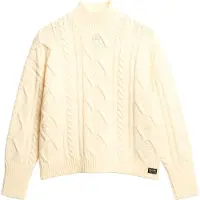Superdry Cable Genser Med Høy Hals