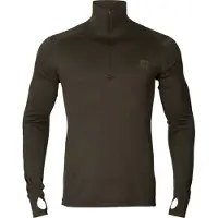 Härkila Base All Season Half-Zip Undershirt Men Shadow Brown 2XL