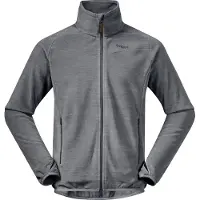 Bergans Hareid Fleecejakke NoHood Herre Aluminium M