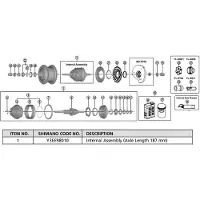 Shimano Sg-c6061-8d Intern Montering