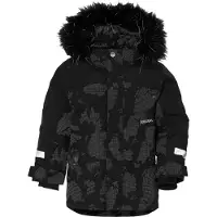 Didriksons Bjarven Kids Special Edition Parka Island Print Refle (90 / 1,5-2 år)