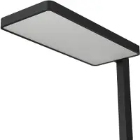 Arcchio LED-gulvlampe Timon, 54W, svart, høyde 195 cm