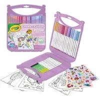 Crayola Koffert Med 65 Vaskbare Pastellblyanter Med Tilbehør