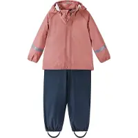 Reima Regntøy m. Seler - Tihku - PU - Rose Rødme - - 5 år (110) - Regntøy
