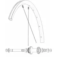 Mavic Front Ksyrium S Disc Landeveissykkel Felg