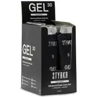 Styrkr Gel30 Dual-carb Boks Med Energigeler 72g 12 Enheter