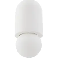 LINDBY pendellampe Nielson, Ø 11 cm, hvit, gips
