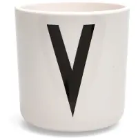 Design Letters Kopp - Økozen - Hvit m. V - - OneSize - Kopp