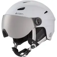 Cairn Electron, Skihjelm med Visir, Mat White