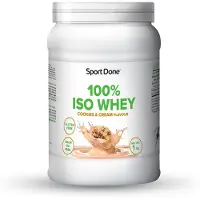 Sportdone 100% Isolert Myseprotein Kjeks Og Krem 1000g