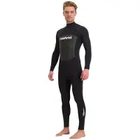 Mistral Gale Force 3/2 Mm Langarmet Neopren-drakt Med Glidelås På Ryggen