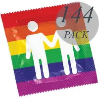 Pasante Pride Foils-kondomer 144 Enheter