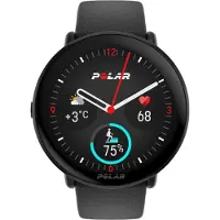 Polar Ignite 3 - Sportsur med bånd - silikon - båndbredde: S/L - display 1.28" - 32 MB - Bluetooth - 35 g - nattsvart