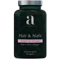 A+ Hår & Negler Biotin Sink Kollagen 90 kapsler