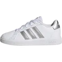 Adidas Sko - Grand Court 2.0 K - Hvit/Sølv - - 29 - Sko