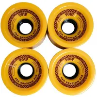 YOW Ura Wheels 66mmx51mm Mustard Shr 80A Wheels mønster