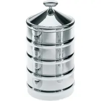 Alessi CB03, Krukke, Rund, 1,14 l, Rustfritt stål, Aluminium, Rustfritt stål, 110 mm