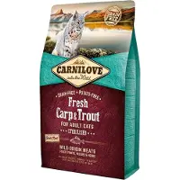 Carnilove Mat For Steriliserte Katter Med Fersk Karpe Og ørret 2kg