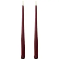 Ester & Erik LED-lys 30 cm 2-pk, Deep Wine