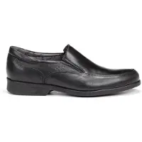 Fluchos for man. 8902_MASA_NEGR Maitre leather loafers black (44), Flat, None, Casual