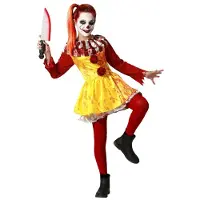 Atosa Clown Halloween Jentekostyme