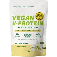 Gold Nutrition V Vegansk Protein Vanilje 720g