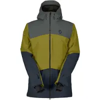 SCOTT Ultimate Dryo Ripstop, Skijakke, Herre, Shadow Grey/Meadow Green