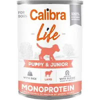 Calibra Livet Kan Valp Og Junior Lam Og Ris 6x400g Hundemat