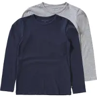 Minymo Genser - 2-pack - Navy/Grå - - 6 år (116) - Genser