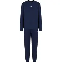 Emporio Armani for man. 8NPV66_PJVTZ Core Identity navy cotton blend tracksuit bottoms (S), Casual, Sport, Multisport