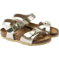 Birkenstock Sandaler - Rio - Metallic Gold - - 26 - Sandals