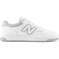 New Balance for man. BB480LV1 Leather Sneakers 480 white (39.5), Flat, Laces, Casual